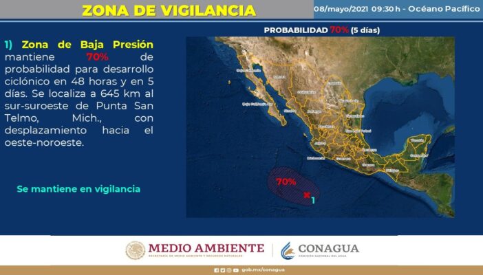 Autoridades federales monitorean lo que podría ser el primer ciclón de la temporada