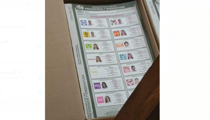 Sin candidatura definida, aparecerá Carmina en la boleta en Bahía