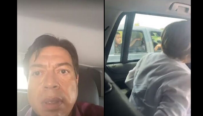 Acusa Mario Delgado que los encañonaron en Tamaulipas