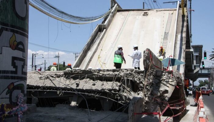Accidente durante retiro de escombros en la Línea 12 del Metro deja tres heridos