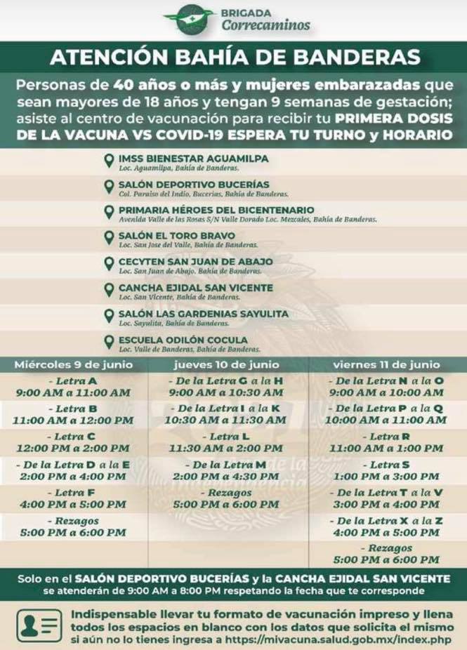 Vacunación para mayores de 40 en Bahía inicia mañana 1 Vacunación para mayores de 40 en Bahía inicia mañana