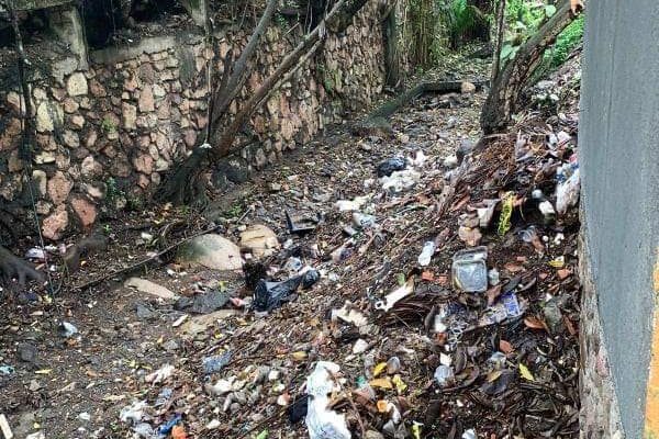 Piden vecinos de Amapas ayuda de la autoridad para limpiar basurero clandestino