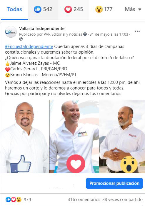 Munguía, Zayas y Dávalos, los ganadores de la #EncuestaIndependiente