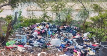 Basurero clandestino en el Río Pitillal el plena temporada de lluvias