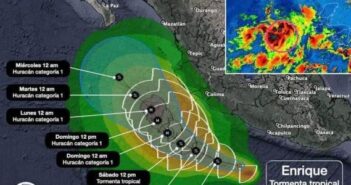 Enrique se fortalece rápidamente y será huracán en menos de 24 horas