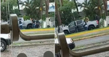 Tras levantón en Bucerías hay un vehículo y armamento asegurado