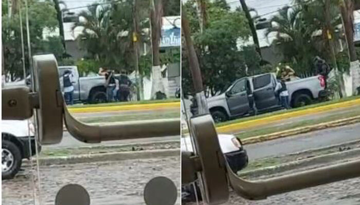 Tras levantón en Bucerías hay un vehículo y armamento asegurado