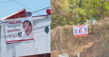 Si te sirve una lona política, llévatela, tú la pagaste