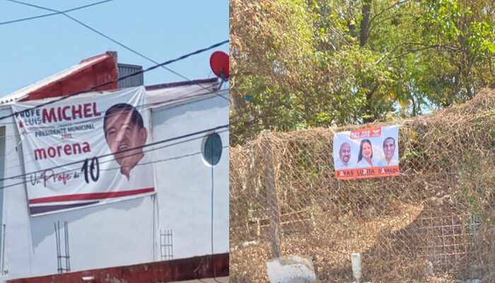 Si te sirve una lona política, llévatela, tú la pagaste