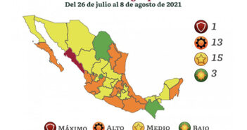 Jalisco y Nayarit regresan a color naranja en semáforo nacional