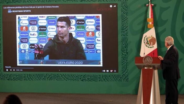 AMLO en la mañanera CR7