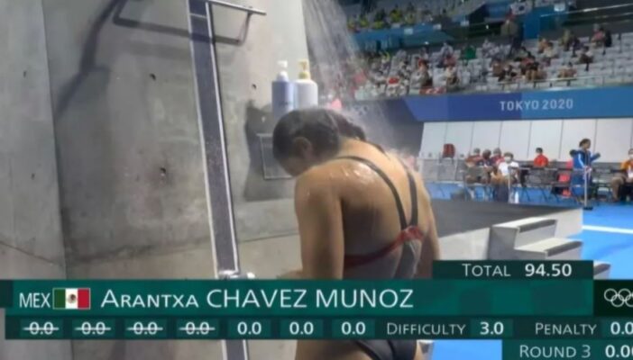 Falla en clavados da calificación de cero a mexicana en Tokio