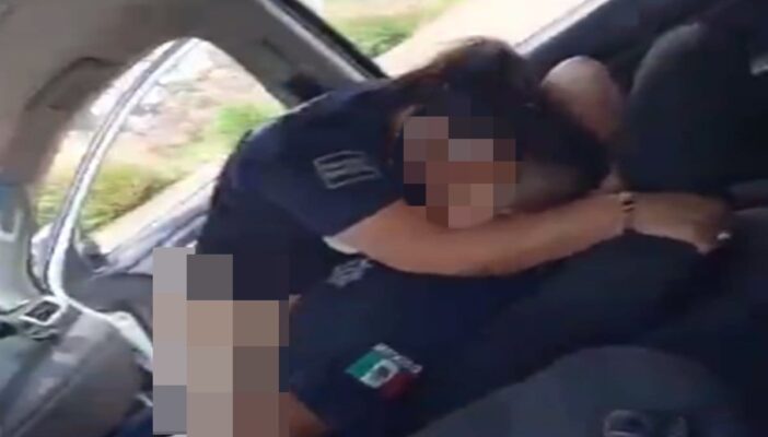 Persona que grabó a policías 'echando pasión' podría ir a la cárcel
