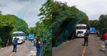 Imprudentes camioneros de los Medina chocan por Destiladeras