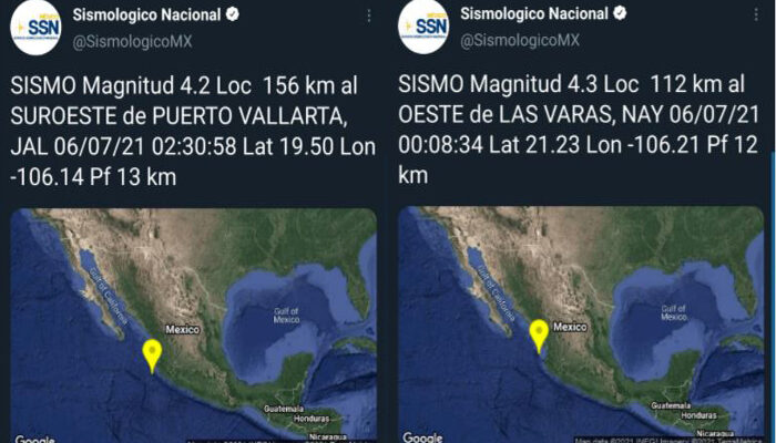 sismo puerto vallarta nayarit