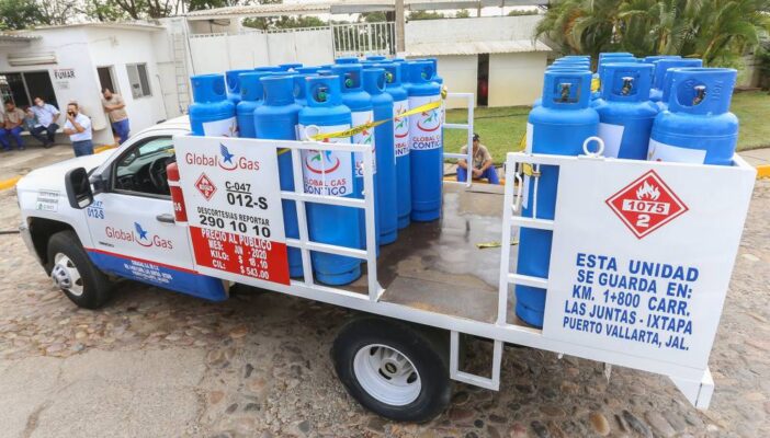 Baja costo del gas LP caso 10 pesos esta semana