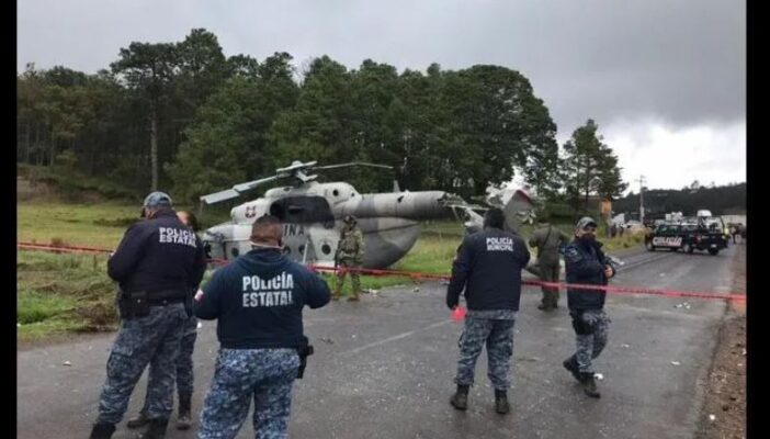 Se accidenta helicóptero donde viajaba alto funcionario de Veracruz