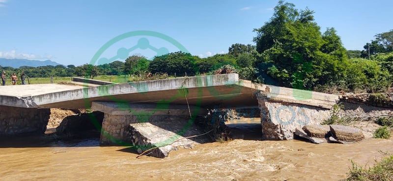 En 2 años se derrumbó el puente que conduce a El Cantón