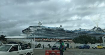 Llega a Vallarta, para resguardo, el crucero Crown Princess