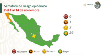 Regresa Jalisco al color verde y Nayarit se mantiene