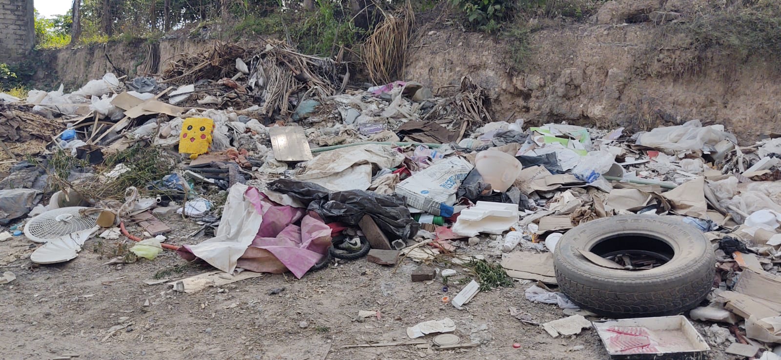 En menos de 3 meses, vecinos de Bosques del Progreso hicieron su basurero