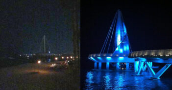 Muelle de Los Muertos tiene las luces apagadas, señalan turistas