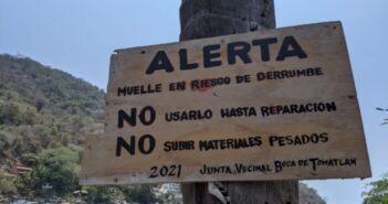 Piden a las nuevas autoridades nuevo muelle en Boca de Tomatlá