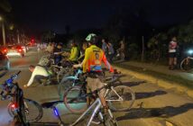 Ciclistas honran a Konan, quien perdiera la vida rodando