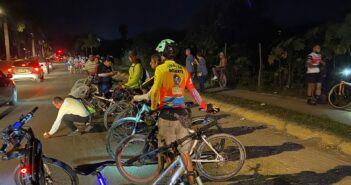 Ciclistas honran a Konan, quien perdiera la vida rodando