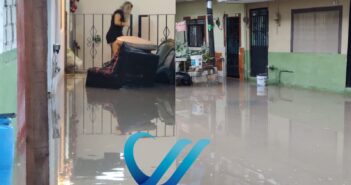 Colapsa tubería en la en Colonia Emiliano Zapata; varios domicilios inundados
