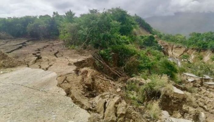 Deslizamiento de tierra afecta a pobladores de Jamalca, en el Amazonas