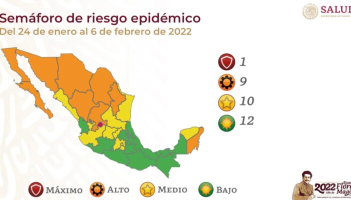¡Paso atrás! Jalisco regresa a color amarillo en el semáforo nacional