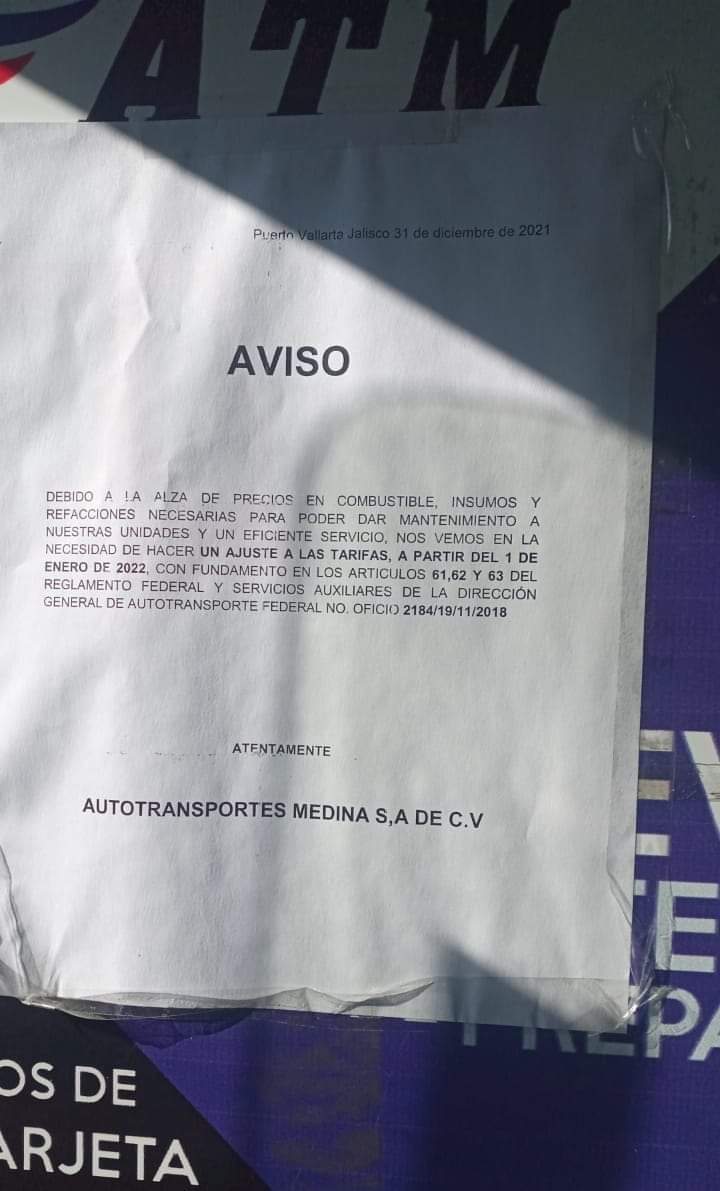 Otra vez aumenta ATM sus tarifas, a pesar del deplorable servicio 1 Otra vez aumenta ATM sus tarifas, a pesar del deplorable servicio