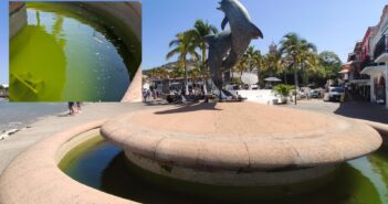 La olvidada fuente de los delfines exhibe al ineficaz gobierno actual