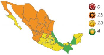 Jalisco y Nayarit pasan a naranja en el Semáforo Nacional