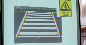 Pintarán cruces peatonales con colores de la comunidad LGBT