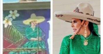 Acusan a Mirtha de auto retratarse en arco de San Juan, ella lo niega