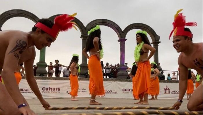 Danza Polinesia maravilla en el malecón de Vallarta