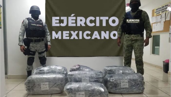 Ejército asegura 150 kilos de cocaína en carretera Tepic-Vallarta