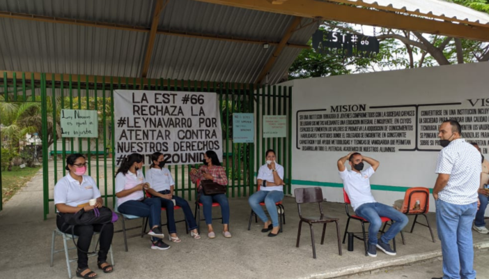 SNTE sección 20 se va a paro laboral por Ley Navarro