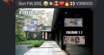 Alertan por venta de billetes falsos en facebook