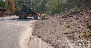 Se registran los primeros derrumbes en la estatal 544