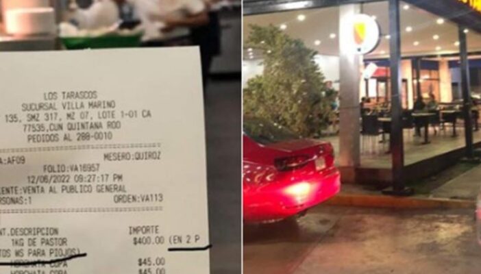 Mesero en taquería de Cancún llama 'piojos' a clientes