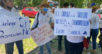 Cortan transmisión de AMLO en Nayarit por protestantes
