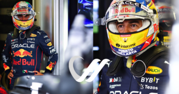 ¡Es el casco de la suerte! Checo Pérez queda segundo en GP de Silverstone