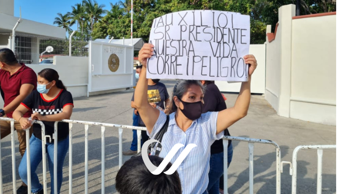 Se manifiestan por desaparecidos en Puerto Vallarta