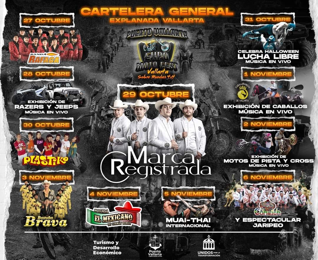 Anuncian nuevas fiestas de octubre en Puerto Vallarta 1 Anuncian nuevas fiestas de octubre en Puerto Vallarta
