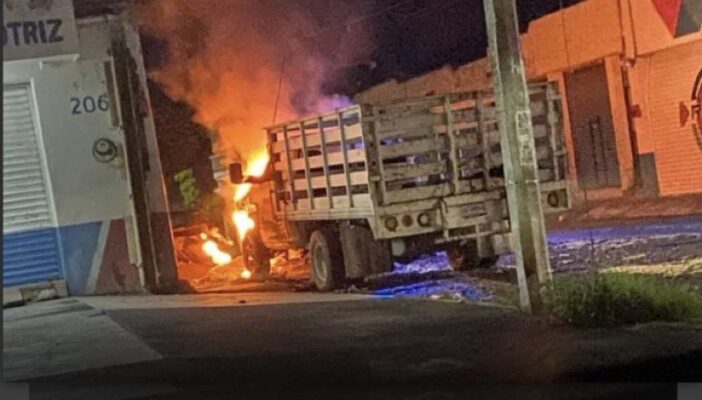 Colima en llamas por detención de líder criminal