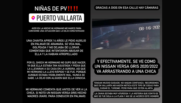 Difunden presunta agresión a una menor en Palmar de Aramara