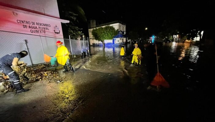 Protección Civil dio atención a 26 reportes durante la tormenta